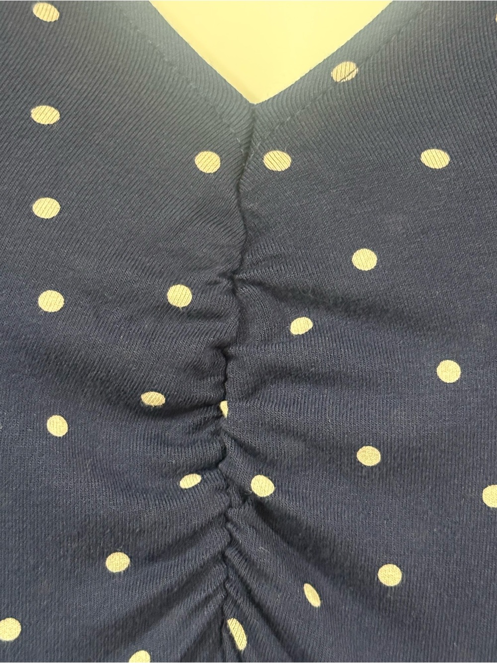 Boden Navy Polka Dot VโNeck Midi Dress - Picture 7 of 10